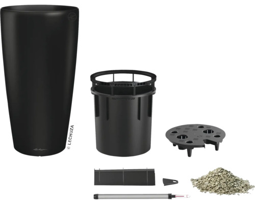Lechuza Classico 43 Pflanzgefäß mit Bewässerungssystem und Zubehör