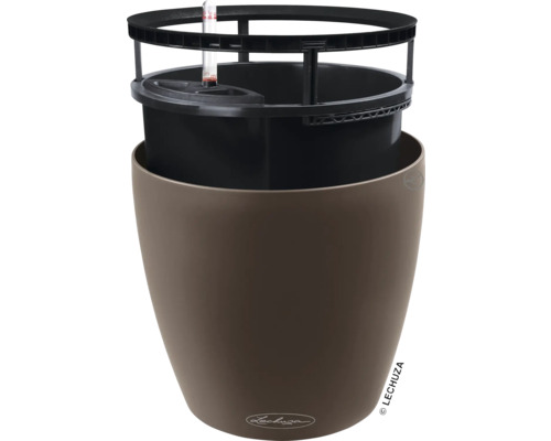 Pflanzgefäss mit Bewässerungssystem und Wasserstandsanzeiger