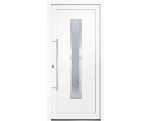 Porte multifonction plastique Alabama II CH blanc 1000x2100 mm gauche avec barre de poignée Porte multifonction plastique Alabama II CH blanc 1000x2100 mm gauche avec barre de poignée