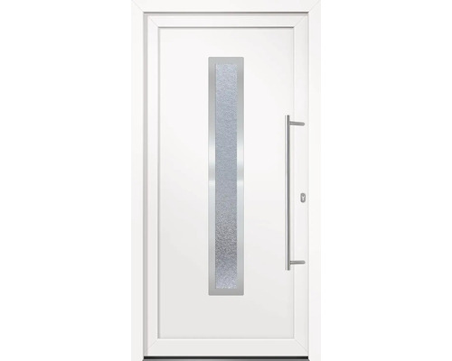 Porte multifonction plastique Alabama II CH blanc 1100x2100 mm droite avec barre de poignée