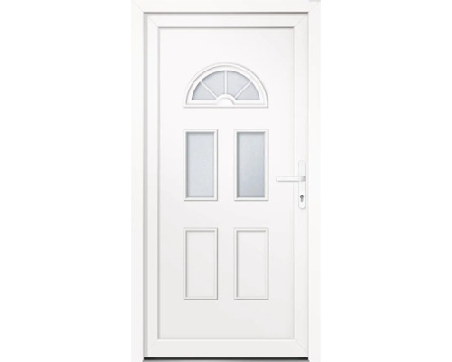 Porte multifonction plastique Ohio II CH blanc 1000x2000 mm droite avec poussoir de porte