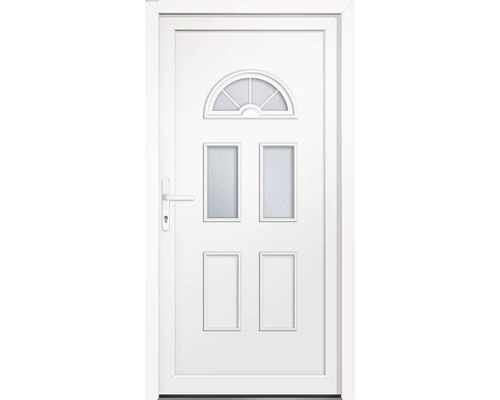 Porte multifonction plastique Ohio II CH blanc 1000x2000 mm gauche avec poussoir de porte