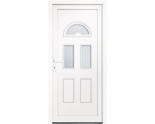 Porte multifonction plastique Ohio II CH blanc 1000x2100 mm gauche avec poussoir de porte