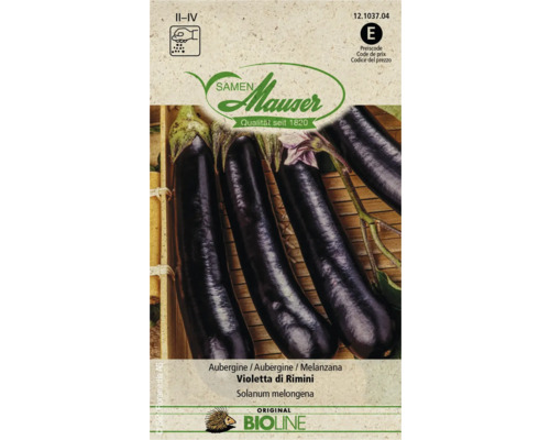 Samen Mauser Gemüsesamen Aubergine Violetta di Rimini