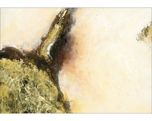 Leinwandbild Original Minimal-Abstract-Gold IV 100x70 cm