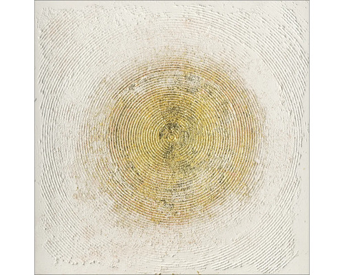 Tableau sur toile Original Minimal-Abstract-Gold VIII 90x90 cm