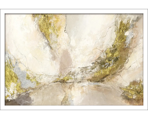 Gerahmtes Bild Brown-Silver-Gold VII 130x90 cm