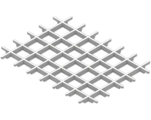 Grille pour évier de vidage 60 cm plastique blanc