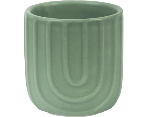 Cache-pot céramique Freulund Ø 6 cm H 6 cm vert