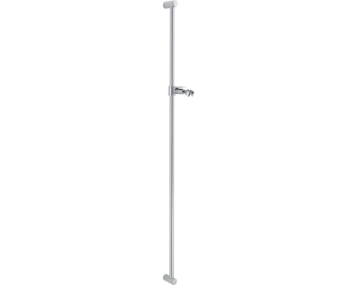 Barre de douche DIAQUA chrome brillant longueur de la barre de douche 1100 mm Barre de douche en métal avec support de pommeau de douche