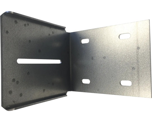 Winkelverbinder aus Metall mit Befestigungslöchern