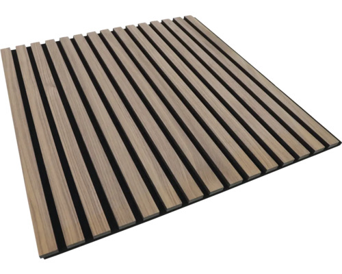 Panneau acoustique Fjordwall noyer lot de 2 600x600mm