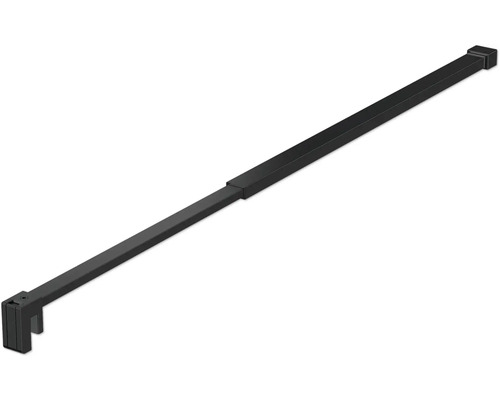 form&style Stabilisationsbügel MODENA 700 - 1200 mm ausziehbar schwarz matt Ausziehbarer Handtuchhalter aus Metall