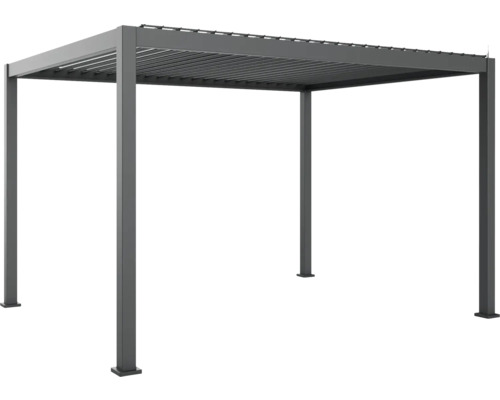 Pergola Mirador Deluxe 111 smart 3x4 mit elektrischem Antrieb inkl. Ambiente-Beleuchtung Pfostenstärke 11 x 11 cm 301,24 x 392,7 cm anthrazit Pergola Mirador Deluxe 111 smart 3x4 mit elektrischem Antrieb inkl. Ambiente-Beleuchtung Pfostenstärke 11 x 11 cm 301,24 x 392,7 cm anthrazit
