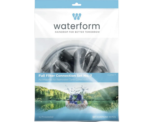 Waterform Vollfilter Anschluss Set Nummer 7 für Regenwassertanks