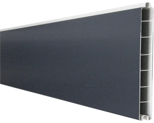 Profilé simple GroJa BasicLine étroit 180 x 15 cm anthracite