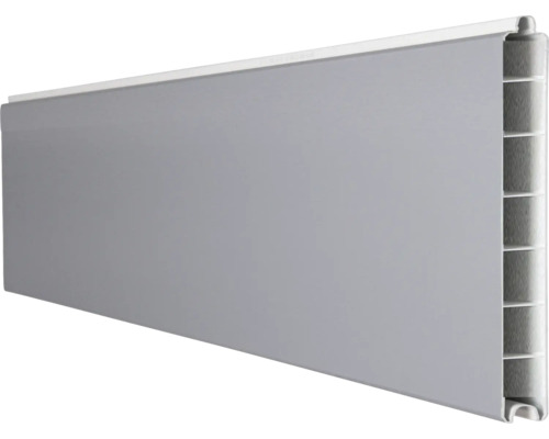 Profilé simple GroJa BasicLine étroit 180 x 15 cm gris argent