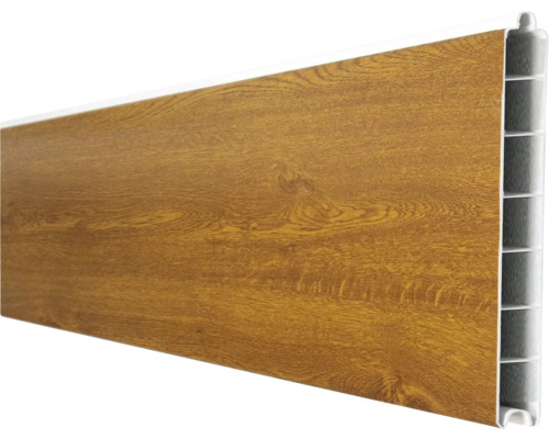 Profilé simple GroJa BasicLine étroit 180 x 15 cm Golden Oak