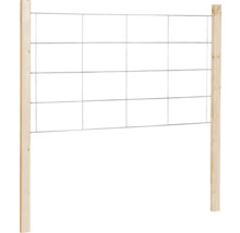 Volleyballnetz mit Holzpfosten für den Garten