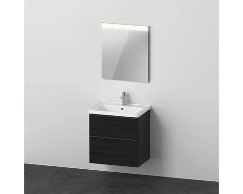 Ensemble de meubles de salle de bains DURAVIT D-Neo 65 cm chêne noir mat 3 pièces DE011201616