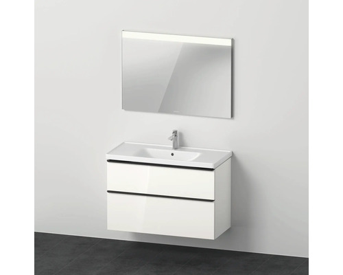 Ensemble de meubles de salle de bains DURAVIT D-Neo 100 cm blanc haute brillance 3 pièces DE011402222