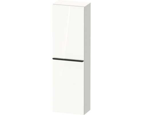Armoire semi-haute DURAVIT D-Neo lxhxp 40x132x24 cm blanc haute brillance Meuble de salle de bain blanc avec deux portes