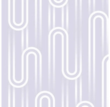 Papier peint avec motif géométrique de lignes et d''arcs