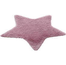 Teppich Romance Stern pink 80x80 cm