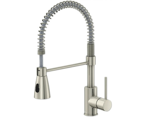 Robinet de cuisine avec ressort spiralé