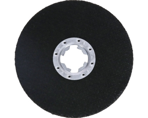 Meule abrasive avec insert métallique pour meuleuse d''angle
