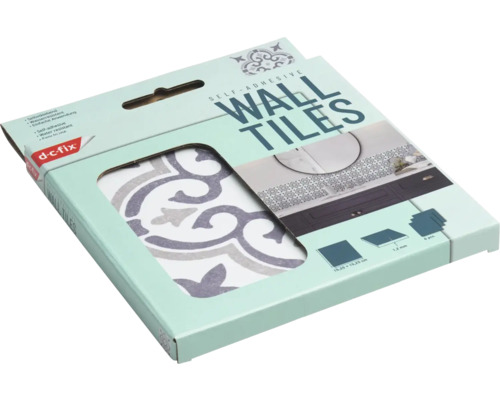 Emballage de carreaux muraux autocollants avec décor