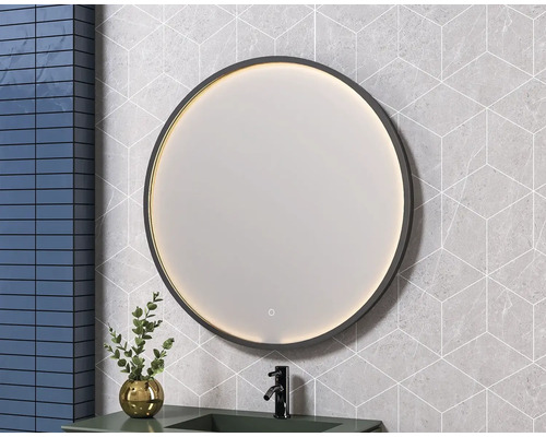 Miroir de salle de bains éclairé LED Sanox Ghost Round Ø 120 cm