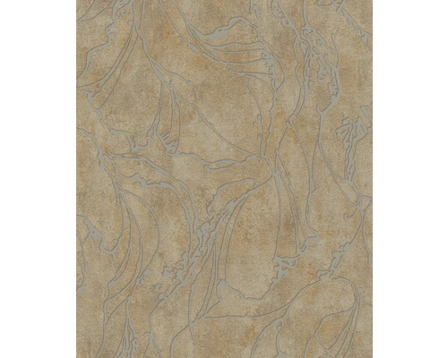 Papier peint intissé 34255 City Glow abstrait marron doré Papier peint à motif floral
