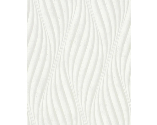 Papier peint intissé 34258 City Glow 3 blanc Papier peint avec motif de structure ondulée