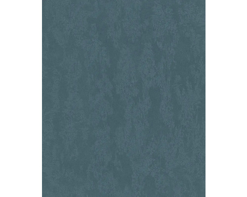 Papier peint intissé City Glow uni vert bleu