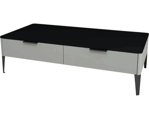 Unterschrank mit 2 Schubladen Devo Lotos BxHxT 110x31x53 cm perfect touch stahlgrau/soft black