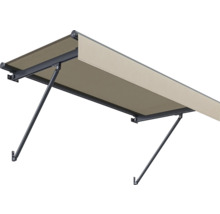 Store banne avec bras articulés et toile