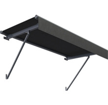 Store banne à bras de projection pour montage mural