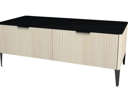 Unterschrank mit 2 Schubladen Devo Lotos BxHxT 120x46x53 cm structure avola cremeweiss/soft black