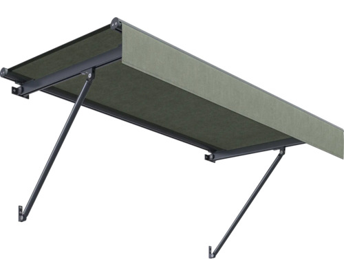 Store banne à bras articulés déployable pour protection solaire