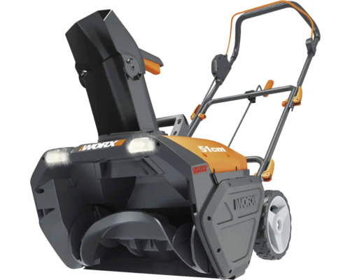 Fraise à neige Worx avec une largeur de travail de 51 cm