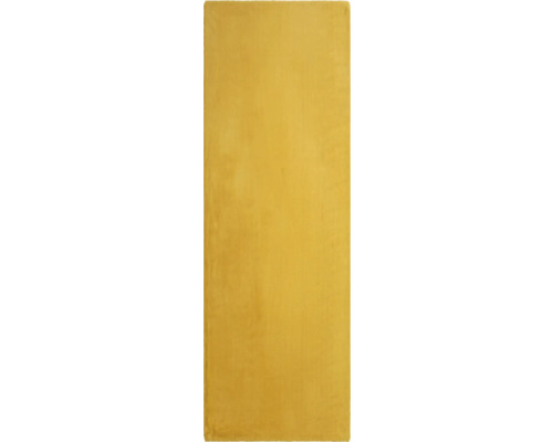 Tapis de couloir Romance jaune moutarde 50x150 cm