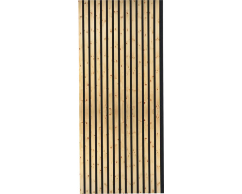 Panneau en bois avec structure à lamelles