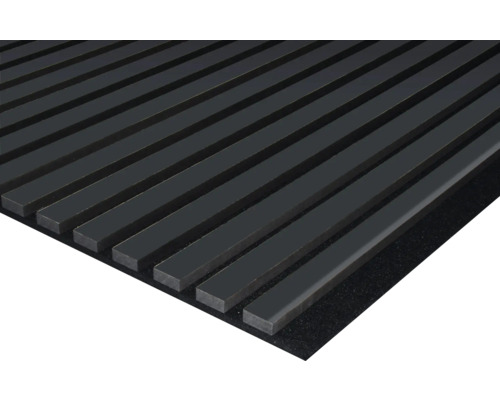 Akustikpaneel foliert ähnlich RAL7016 2400 x 572 x 19 mm Akustikpaneel mit Filzträger zur Wand- und Deckengestaltung
