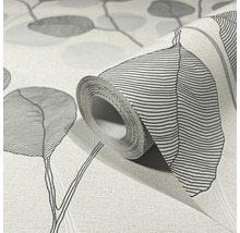 Rouleau de papier peint avec motif de feuilles