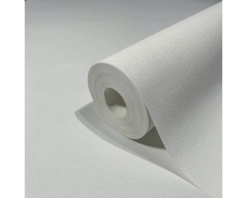 Papier peint intissé 34836 GZSZ aspect textile blanc