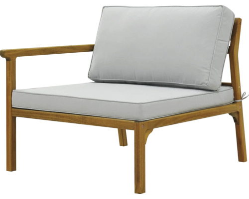 Gartenlounge Sessel mit Holzrahmen und Polster