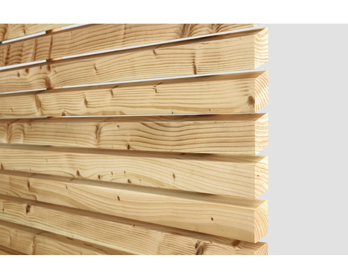 Bardage en bois avec languette et rainure