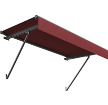 Store de terrasse avec revêtement en tissu et support