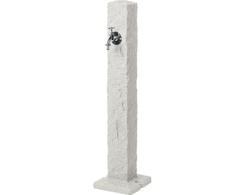 Point de prélèvement d'eau ARVES Natura avec robinet d'eau 12x98 cm gris clair granite